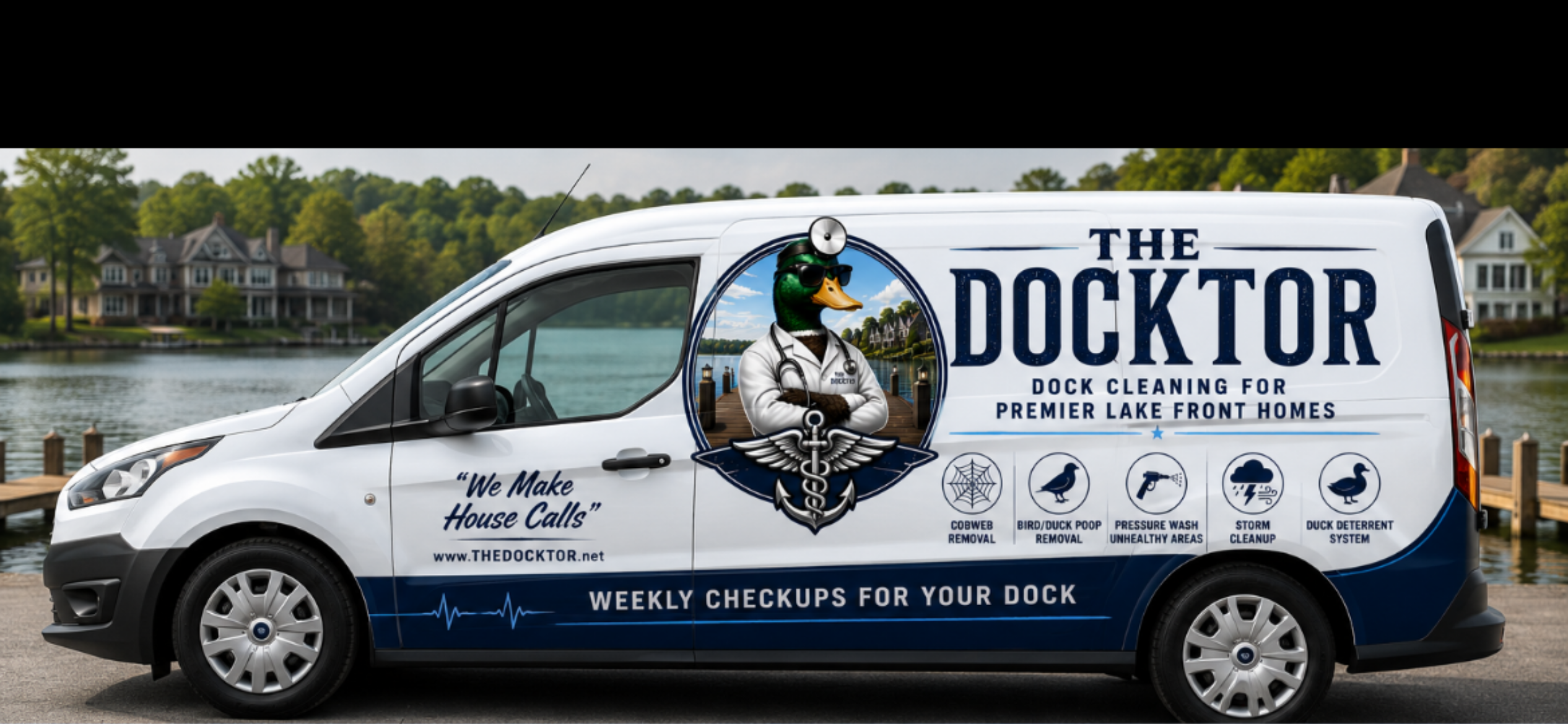 The Docktor branded service van